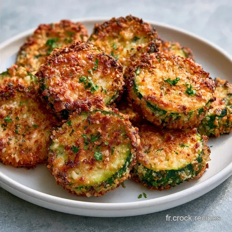 Courgettes Au Four Croustillantes au Parmesan