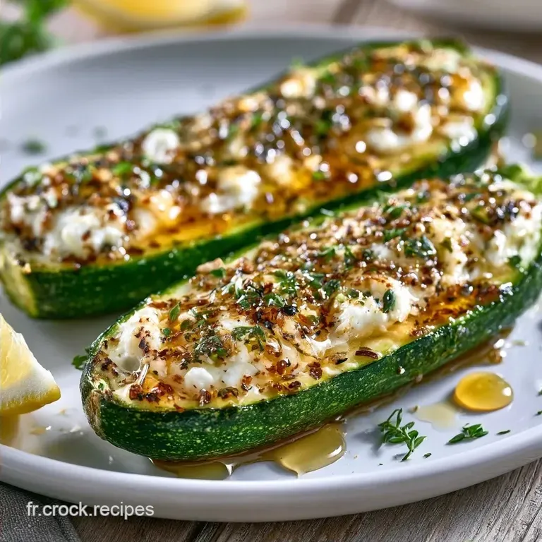 Courgettes Farcies Ch&egrave;vre Miel: Fondantes et Gourmandes