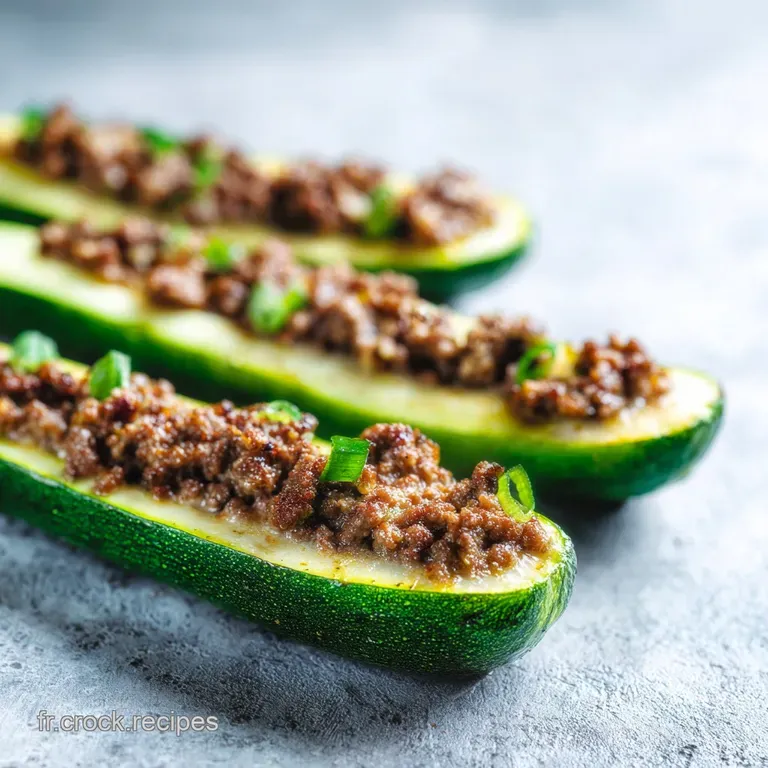 Courgette grill&eacute;e &agrave; la peau brillante, garniture fondante et herbes cisel&eacute;es, dress&eacute;e avec soin sur une assiette blanche.