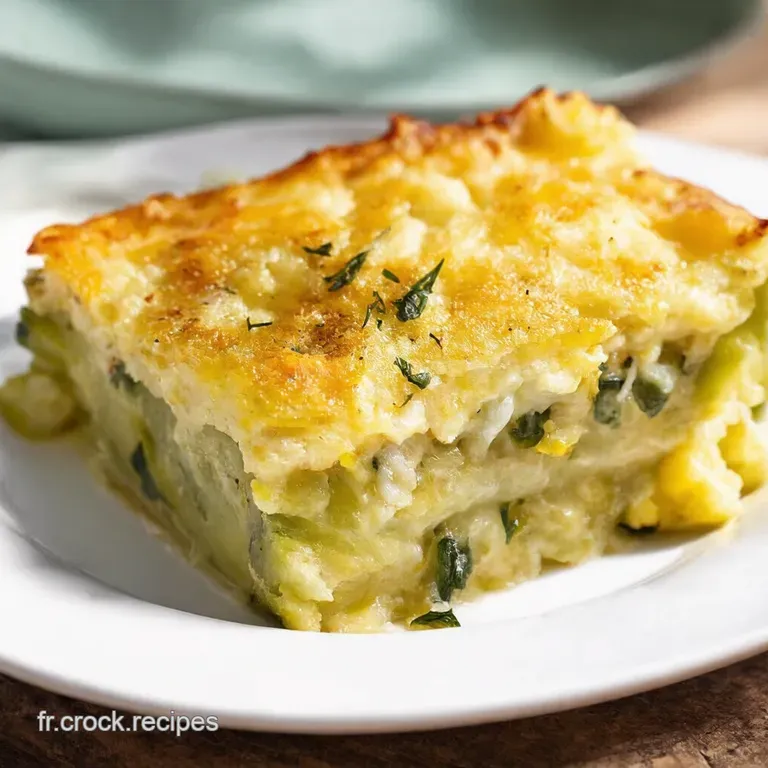 Courgettes Gratin&eacute;es aux Crevettes Parfum&eacute;es &agrave; lAil