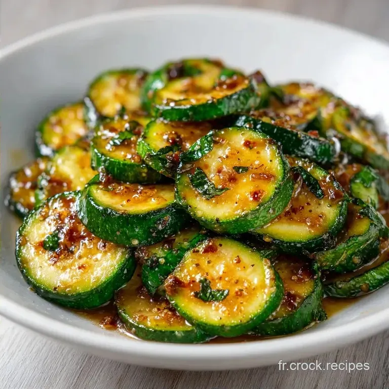 Courgettes Po&ecirc;l&eacute;es Fondantes : &Agrave; l Ail et au Beurre
