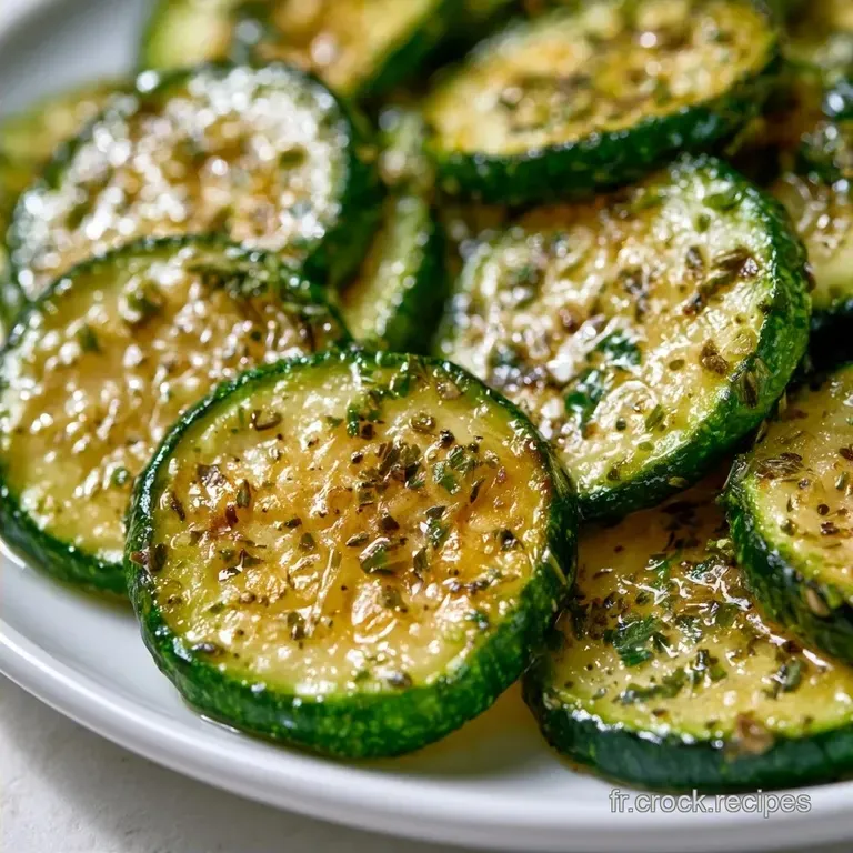 Courgettes Saut&eacute;es Provence &agrave; l Ail et Herbes
