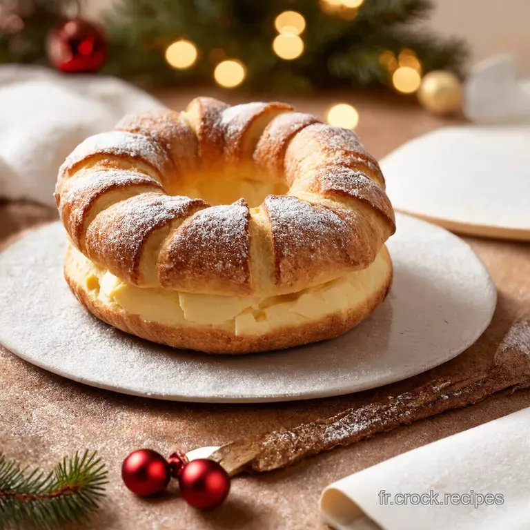 Couronne Ap&eacute;ritive Festive &Eacute;toil&eacute;e au Fromage Jambon et Herbes de Provence