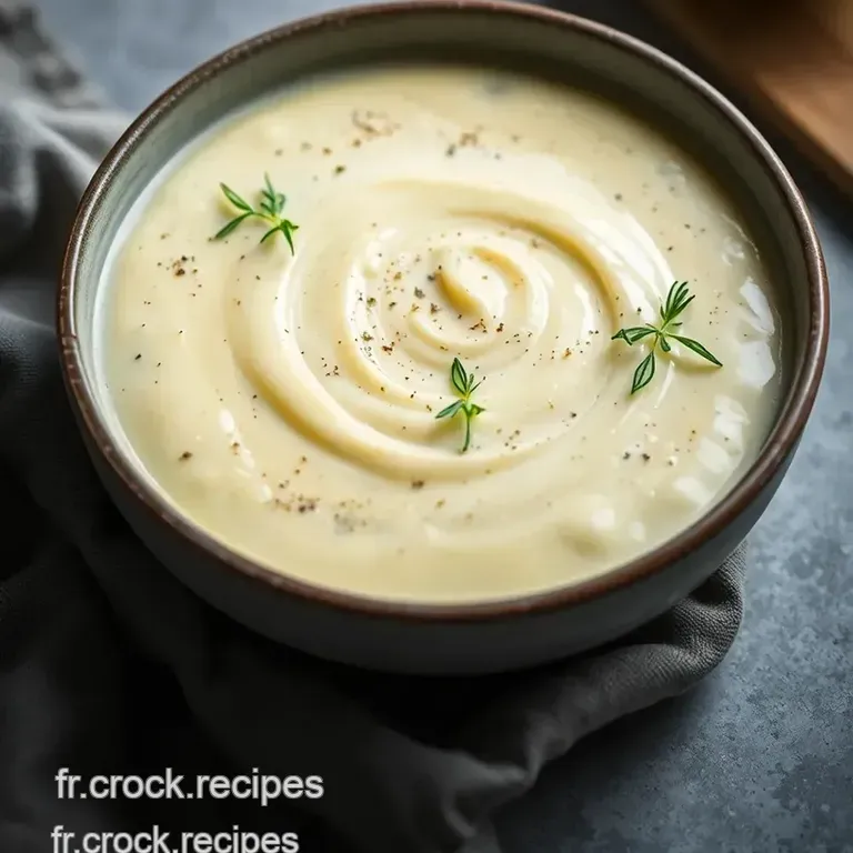 Cr&egrave;me D asperges Blanches presentation