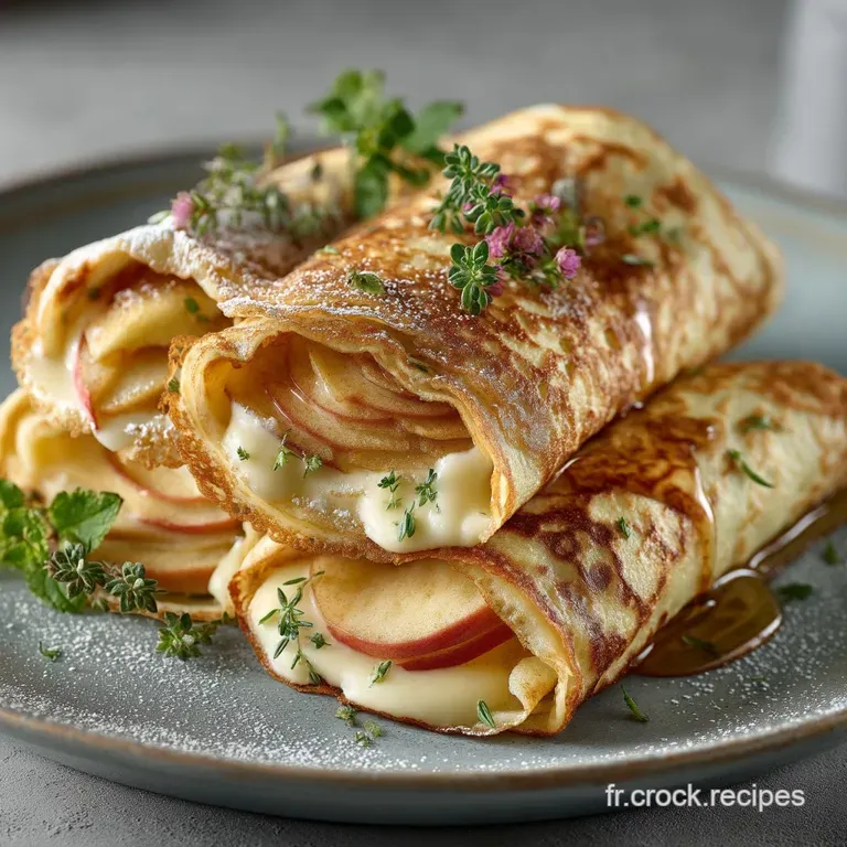 Cr&ecirc;pe aux Pommes L&eacute;g&egrave;re : Le Classique R&eacute;invent&eacute;