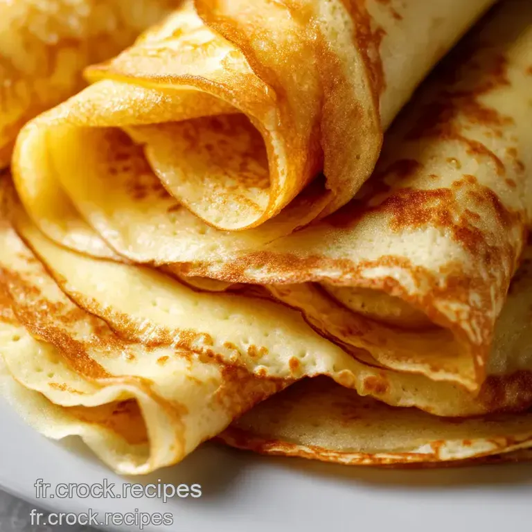 Cr&ecirc;pes &Agrave; La Fran&ccedil;aise: Classic Sweet Cr&ecirc;pes presentation