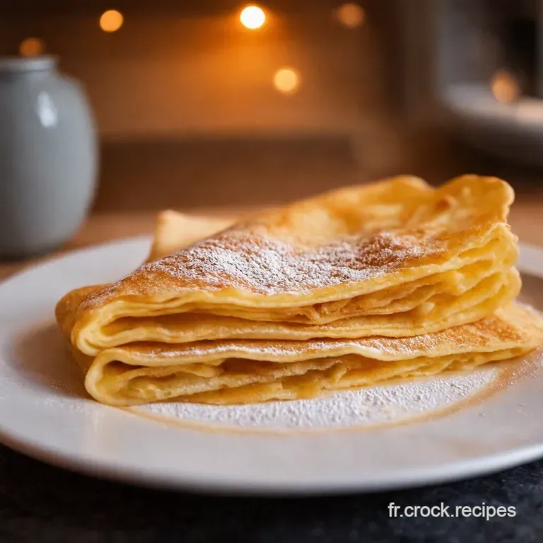 Cr&ecirc;pes &Agrave; La Fran&ccedil;aise La Recette Incontournable presentation