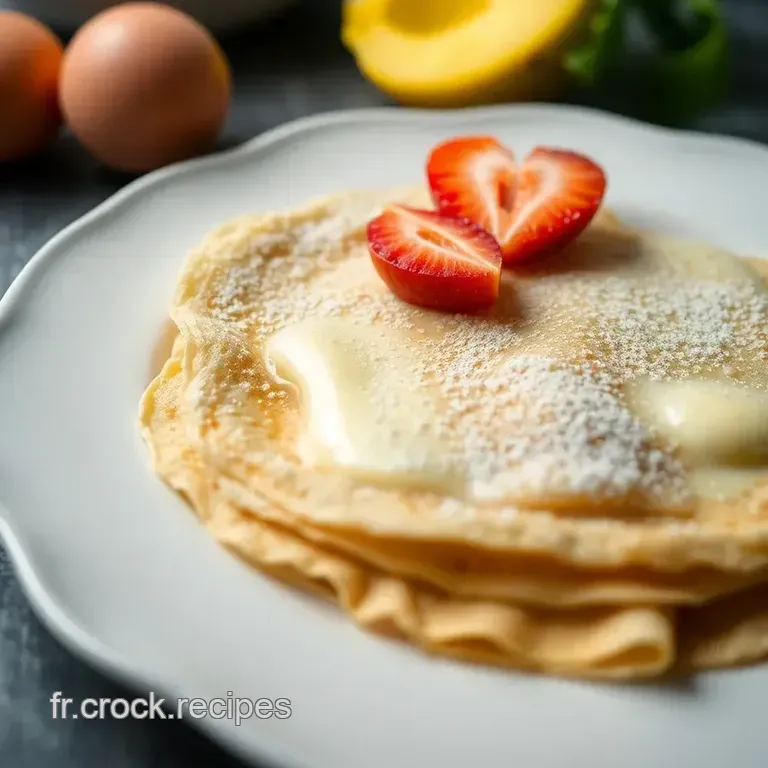 Cr&ecirc;pes &Agrave; La Maison: La Recette Facile Et Gourmande presentation