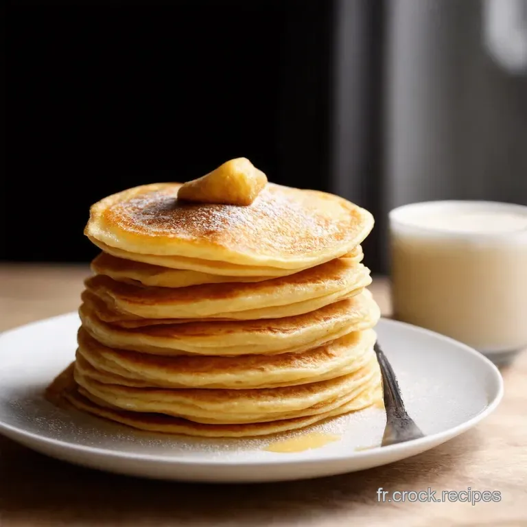 Cr&ecirc;pes Am&eacute;ricaines Pancakes Moelleux Classiques presentation