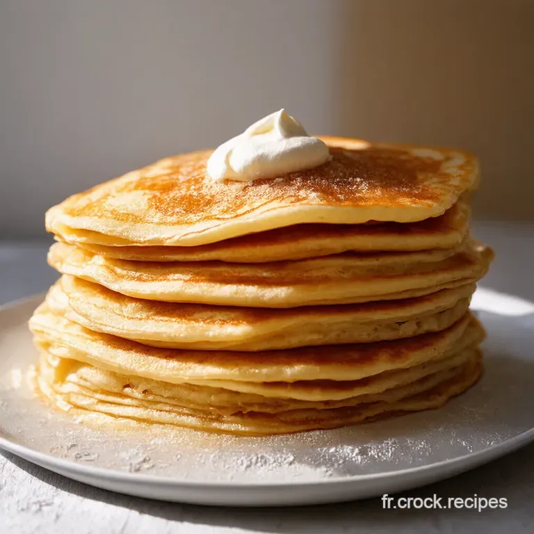 Cr&ecirc;pes Am&eacute;ricaines Pancakes Moelleux Classiques