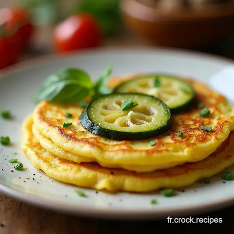 Cr&ecirc;pes de Courgettes Ultra Moelleuses