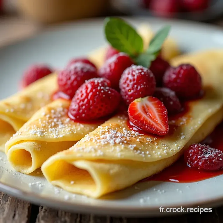 Cr&ecirc;pes de Paris La Recette Rapide et Inratable