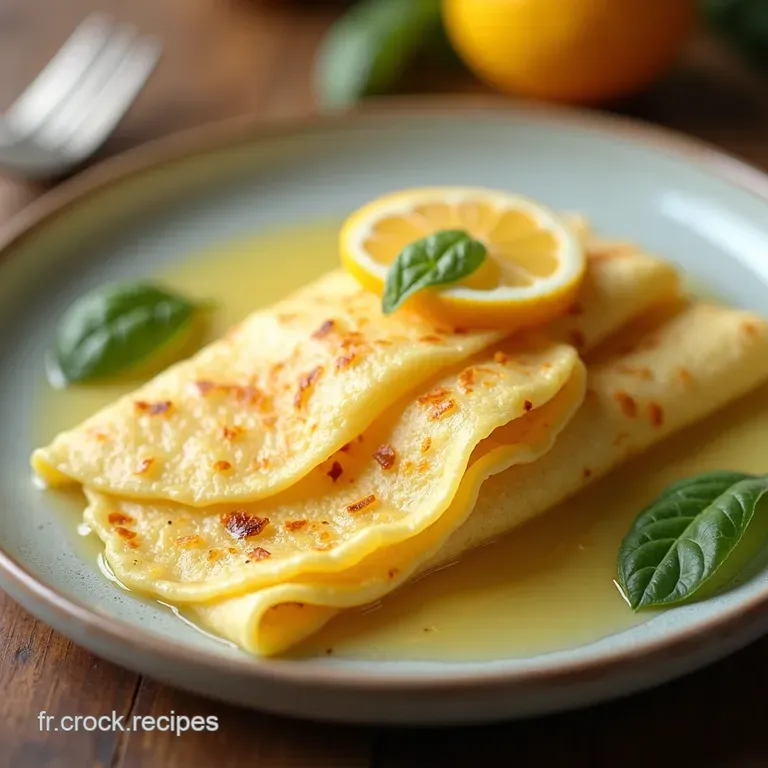 Cr&ecirc;pes Express au Citron Le Go&ucirc;ter ensoleill&eacute; &agrave; port&eacute;e de main