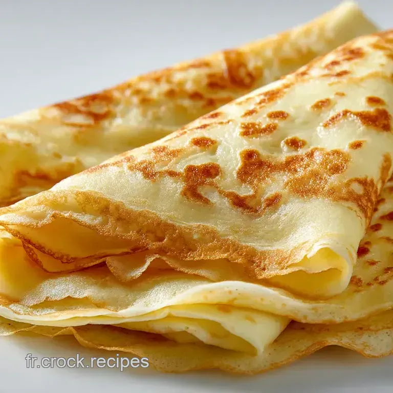 Cr&ecirc;pes Faciles &agrave; la Fran&ccedil;aise