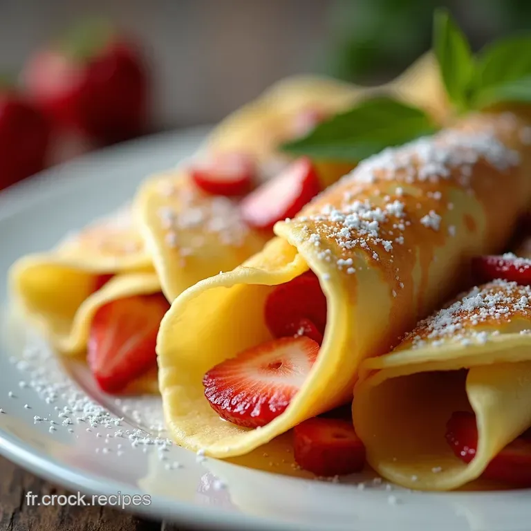 Cr&ecirc;pes Maison La Recette Parfaite