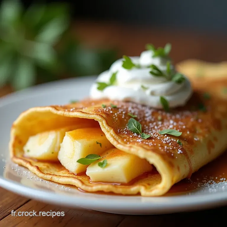 Cr&ecirc;pes Sans Gluten et Sans Lait Un D&eacute;lice pour T et Vous