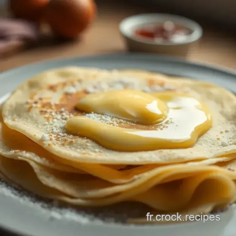 Cr&ecirc;pes Savoureuses : la Meilleure Recette Rapide
