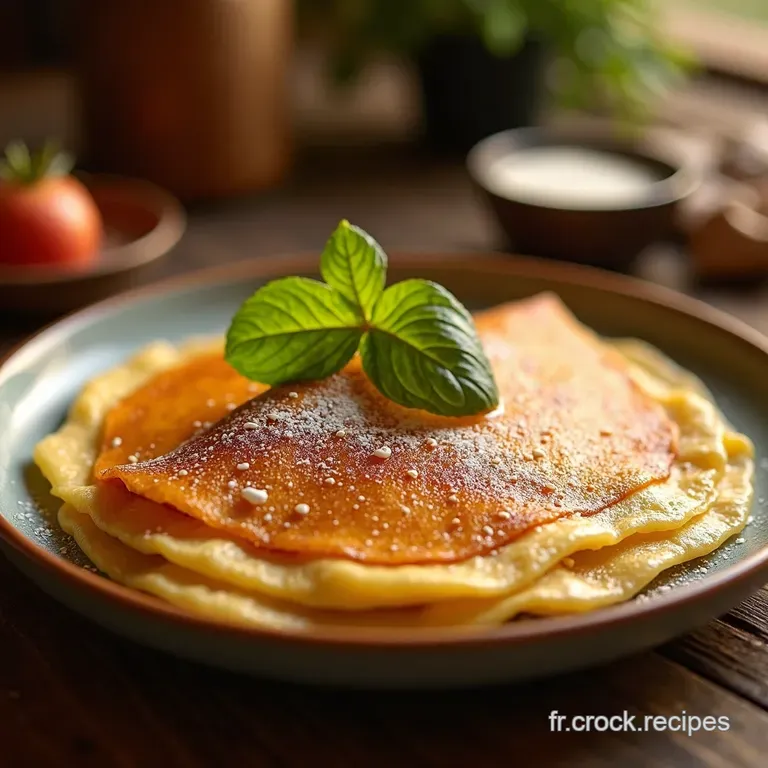 Cr&ecirc;pes Ultra Moelleuses Pour La Chandeleur presentation