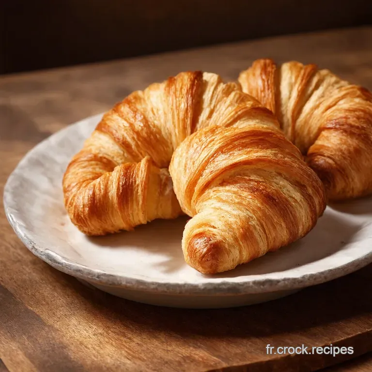 Croissants Croustillants Far&ccedil;is au Poulet Cr&eacute;meux et Champignons