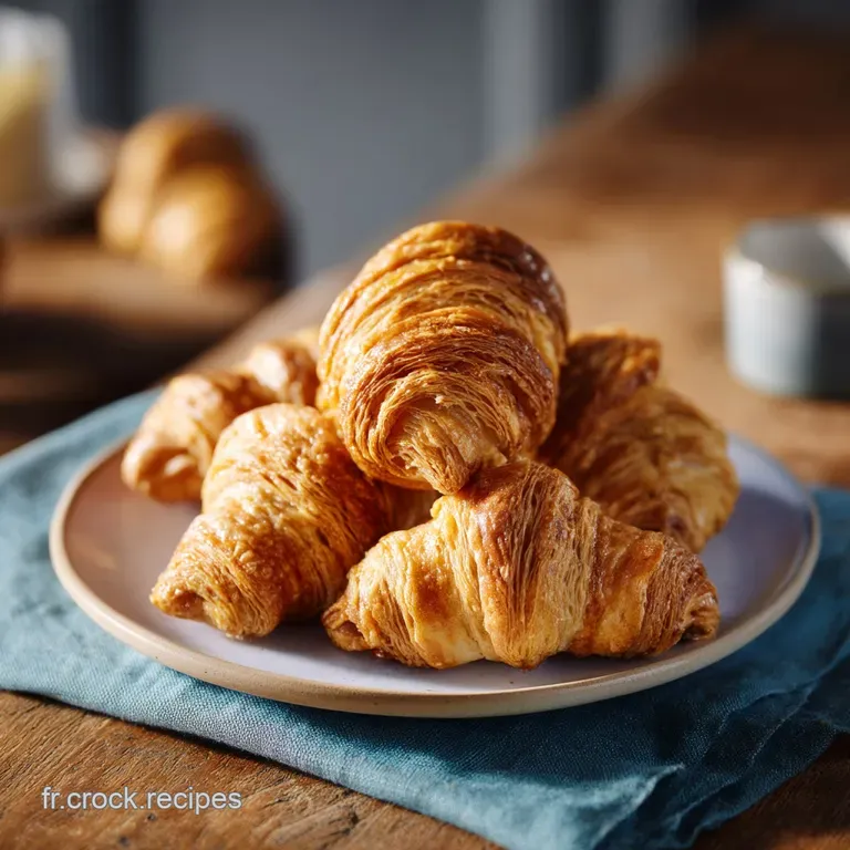 Croissants Sans Beurre : La Magie du Feuilletage