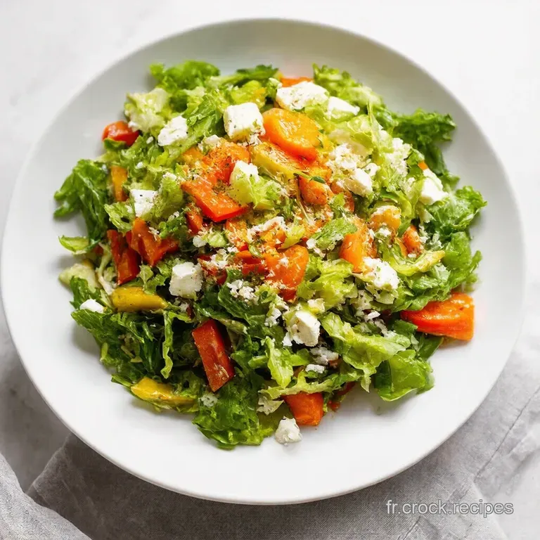 Croquant et Frais Salade D&eacute;tox ConcombreCarotte