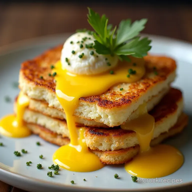 Croque Madame aux Champignons Truff&eacute;e