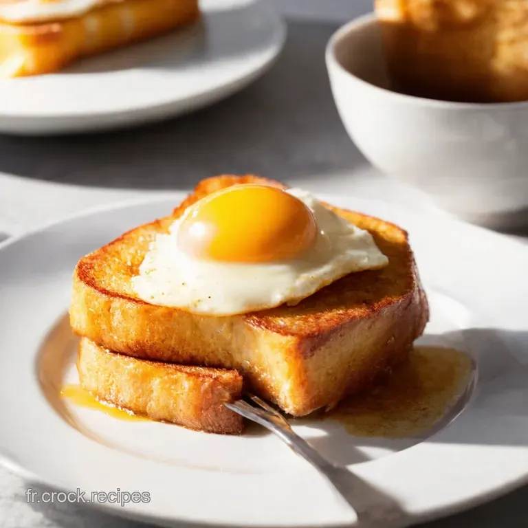 Croque Madame French Toast Bake