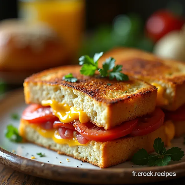 Croque Monsieur &Agrave; Litalienne Un Air De Dolce Vita presentation