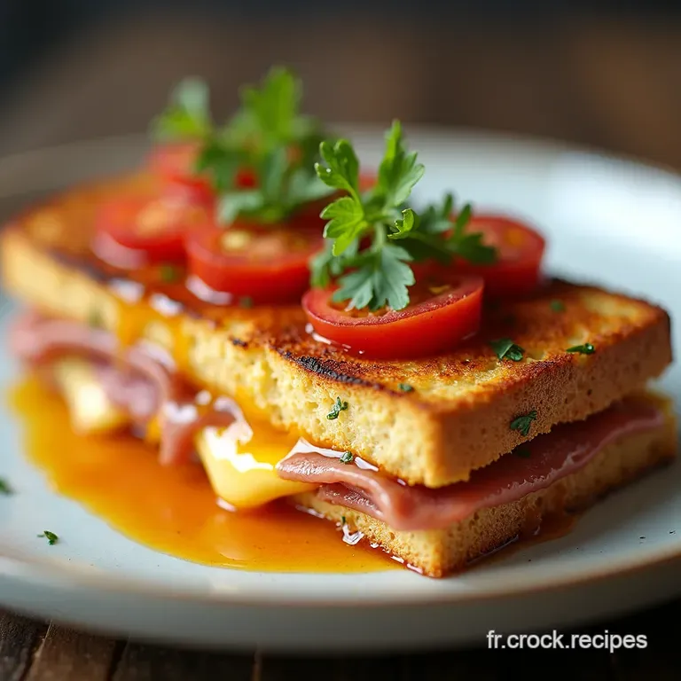 Croque Monsieur &agrave; lItalienne Un Air de Dolce Vita