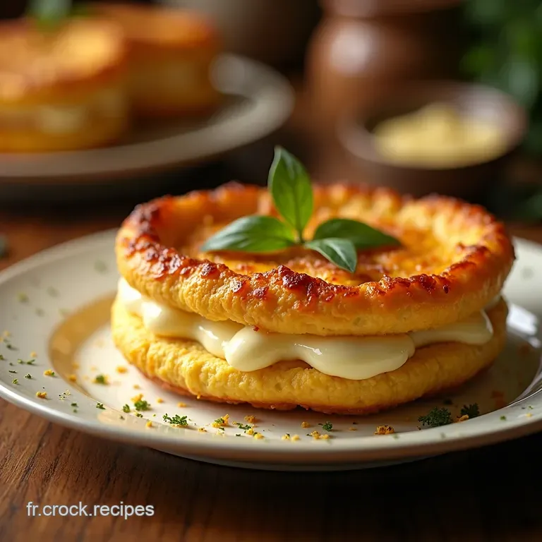 Le Croquemonsieur Grand Cru Au Four B&eacute;chamel Onctueuse Et Gratin Parfait presentation