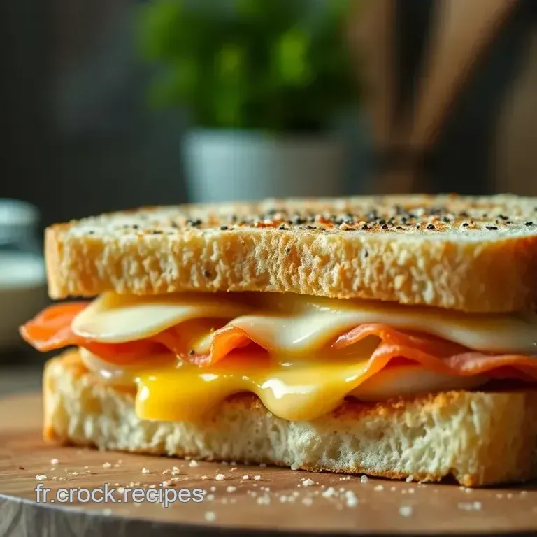 Croque-Monsieur Roul&eacute; Pan&eacute;: Le Twist Gourmand!