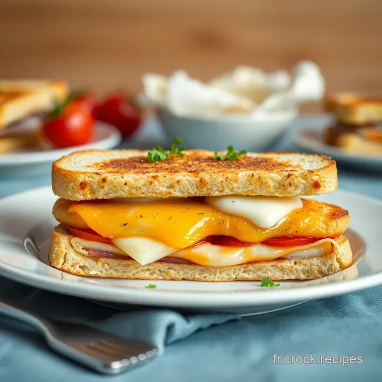 Croque Monsieur *Tr&egrave;s Chic*: A Gourmet Ham and Gruy&egrave;re Sandwich