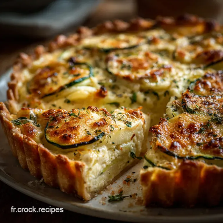 Croque quiche &agrave; la courgette la recette de luxe gratin&eacute;e &agrave; la Mornay