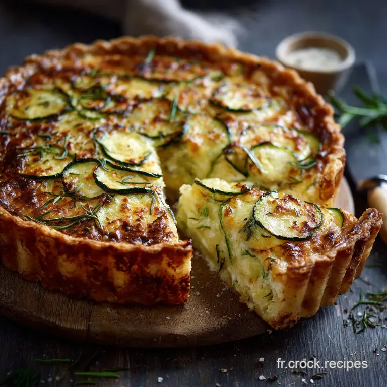 Croque Quiche Aux Courgettes Le Chic De La Simplicit&eacute; Revisit&eacute; presentation