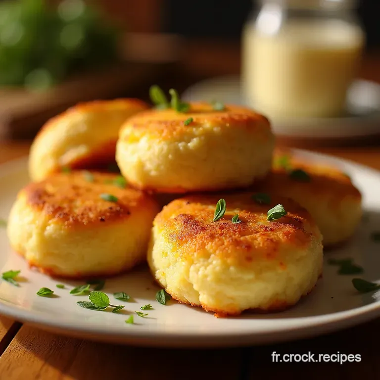 Croquettes Fromage Faciles Et D&eacute;licieuses presentation