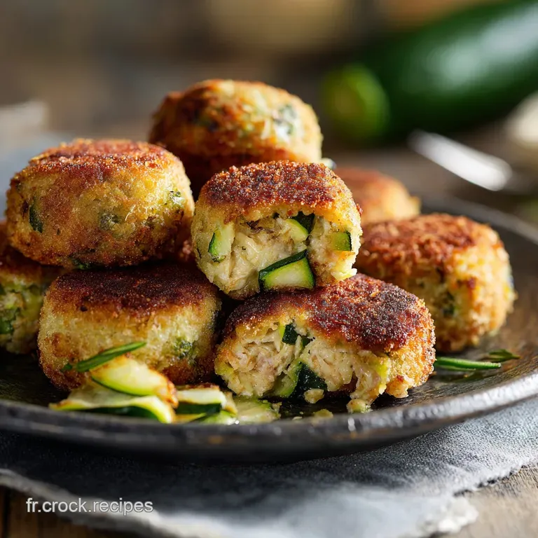 Croquettes L&eacute;g&egrave;res De Saumon Et Courgette : La Version Facile Et Saine presentation