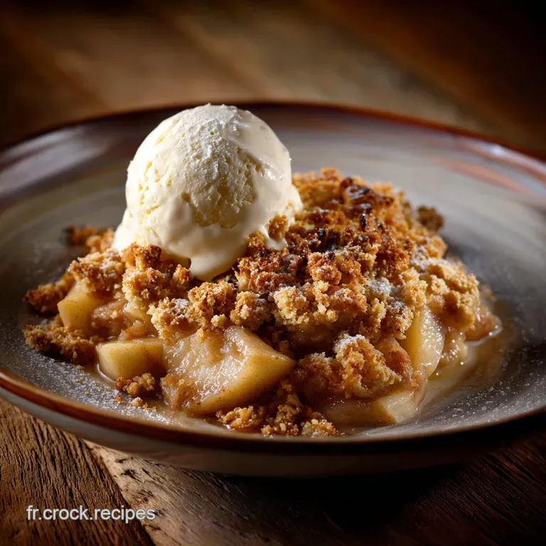 Crumble Aux Pommes Sain &Agrave; Lavoine Le Dessert Dautomne Sans Remords presentation