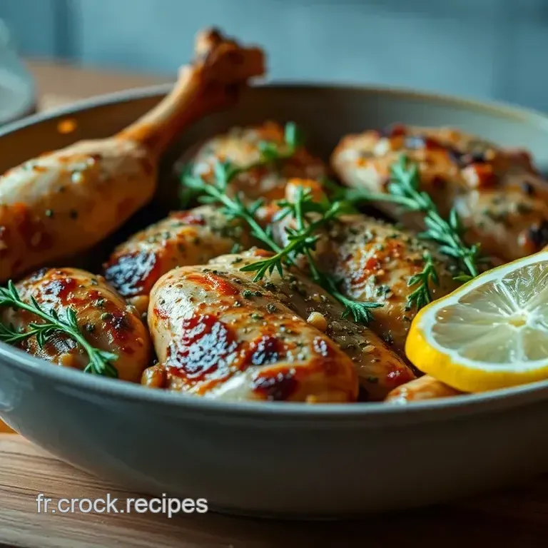 Cuisse de Pintade R&ocirc;tie aux Herbes de Provence
