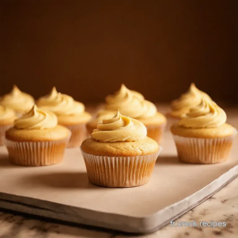 Cupcakes &Agrave; La Fran&ccedil;aise Vanille Et Beurre Noisette presentation
