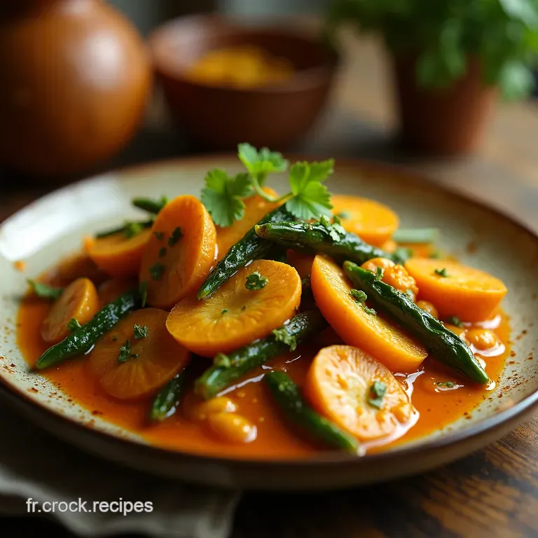 Curry De Courgettes Au Chorizo Et Lait De Coco presentation