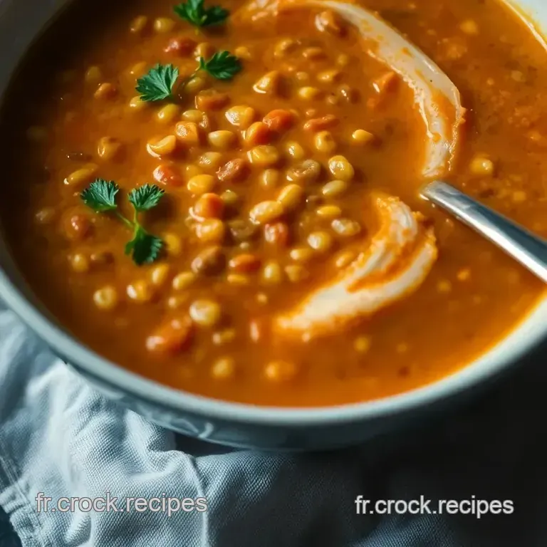 Dahl De Lentille Corail : La D&eacute;licieuse Soupe D inde presentation