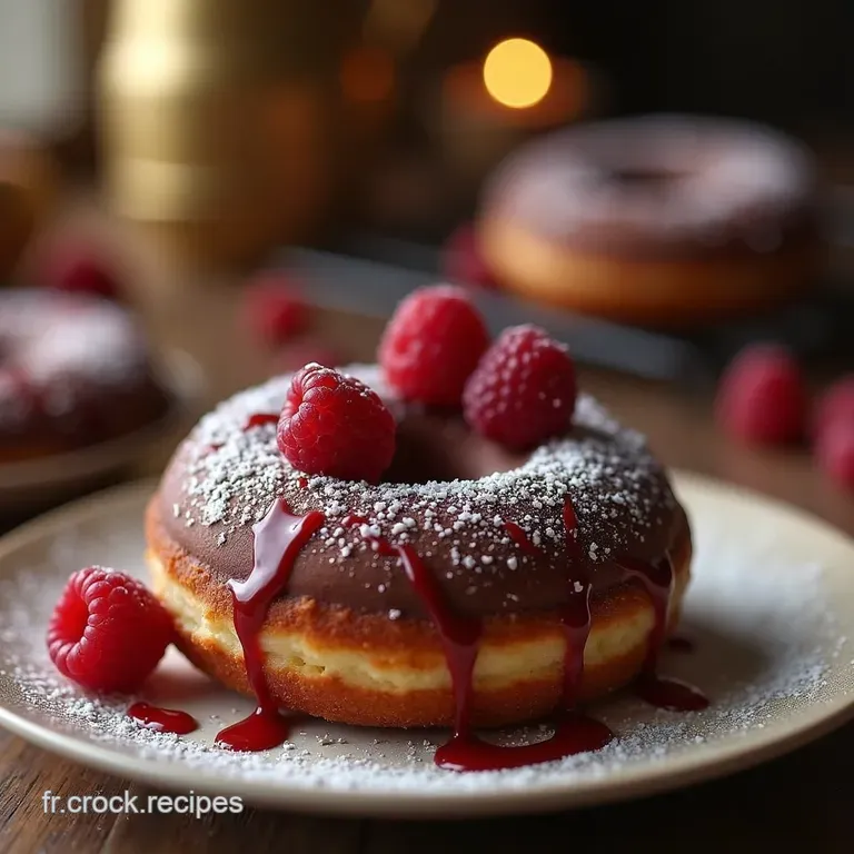 Les D&ocirc;mes Lev&eacute;s Au C&oelig;ur Noir Et Rubis Donuts Fa&ccedil;on Parismoscou presentation