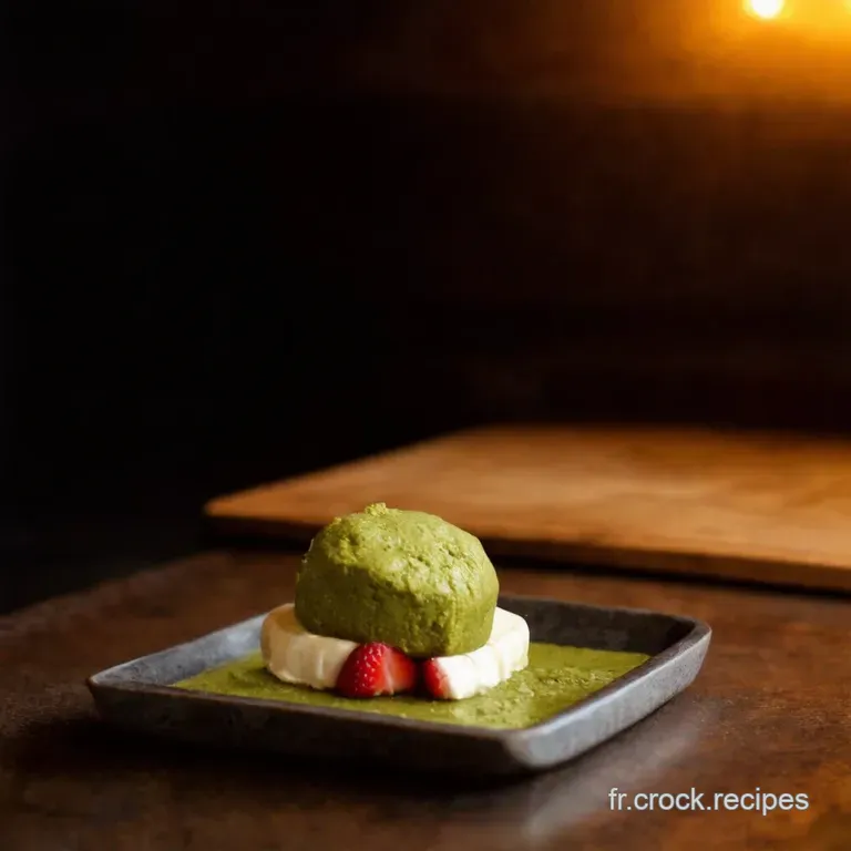 &Eacute;clats Glac&eacute;s Matchafraise Un Plaisir Gourmand Et Rafra&icirc;chissant presentation