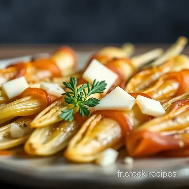 Endives Brais&eacute;es au Jambon et Emmental