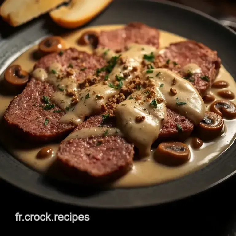 Escalope De Veau &Agrave; La Cr&egrave;me &ndash; Un Classique De La Cuisine Fran&ccedil;aise presentation