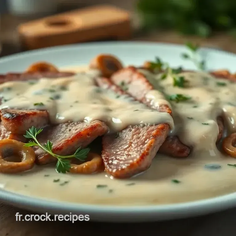 Escalope de Veau &agrave; la Cr&egrave;me &ndash; Un Classique de la Cuisine Fran&ccedil;aise