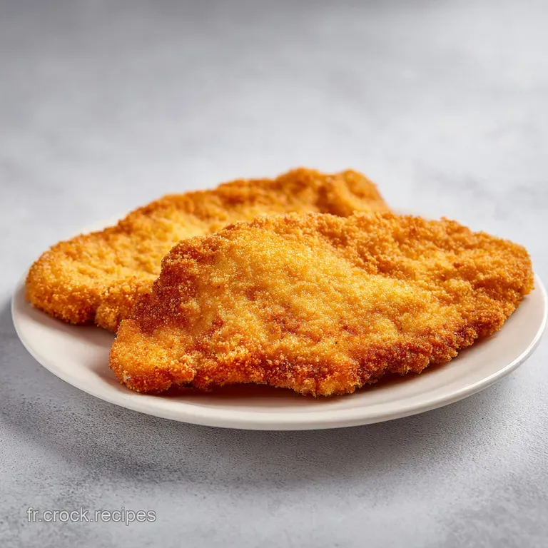 Escalope de Veau Milanaise: Dor&eacute;e et Fondante