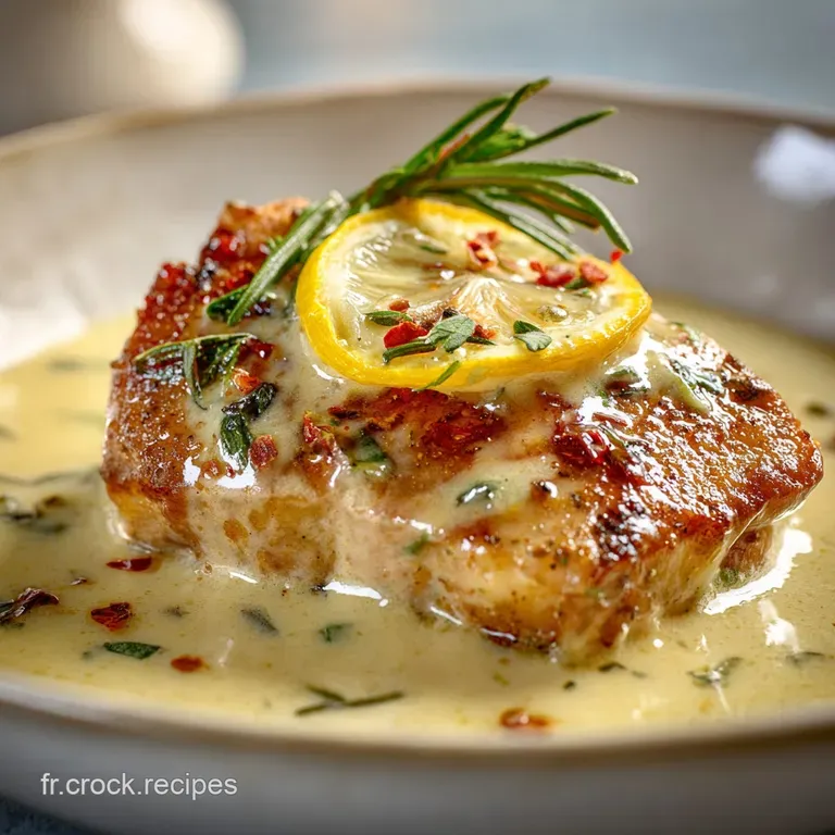 Poulet &Agrave; La Sauce Au Citron Zest&eacute;e : Escalopes De Poulet Saut&eacute;es Faciles presentation