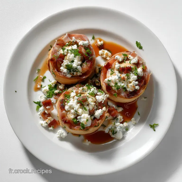 Rouleau Tomate Jambon Ch&egrave;vre : Les Escargots Feuillet&eacute;s Faciles Du Chef presentation