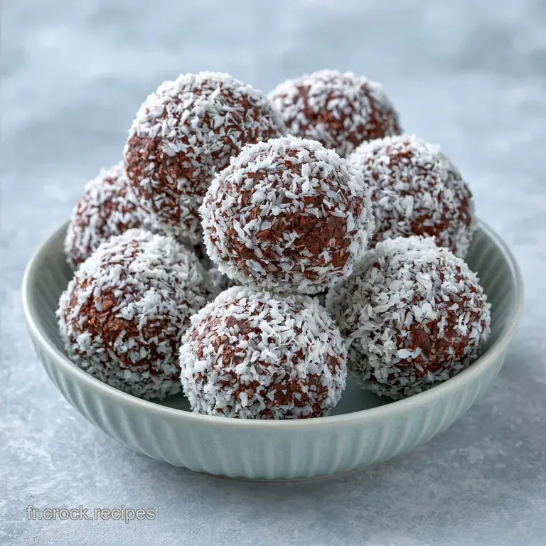 Fat Bombs Chocolat Coco Keto au Beurre de Coco